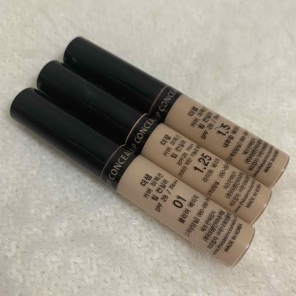 カバーパーフェクション チップコンシーラー/the SAEM/リキッドコンシーラーを使ったクチコミ（1枚目）