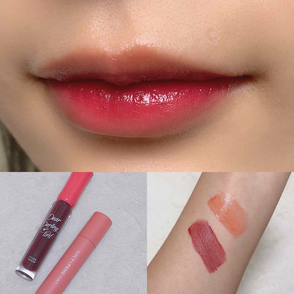 ディアダーリン ウォータージェルティント/ETUDE/リップティントを使ったクチコミ(2枚目)