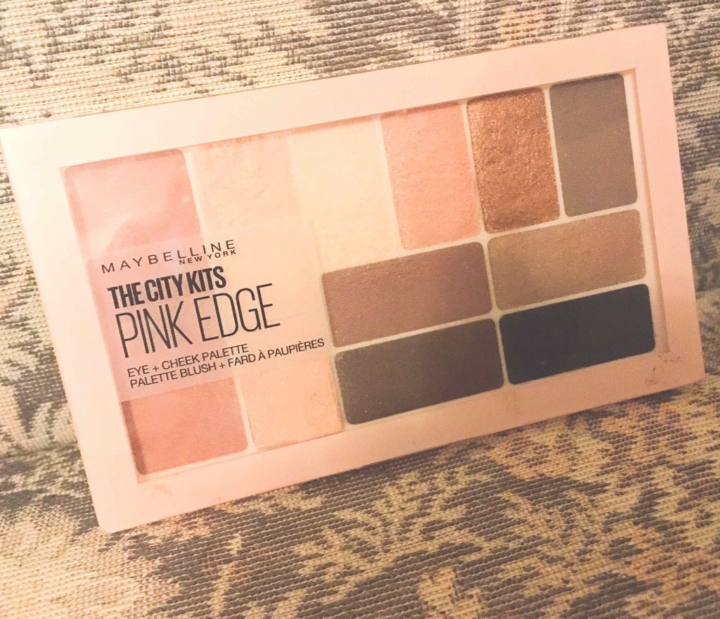 CITY KITS オールインワンアイ＆チークパレット PINK EDGE/MAYBELLINE NEW YORK/アイシャドウパレットを使ったクチコミ（1枚目）