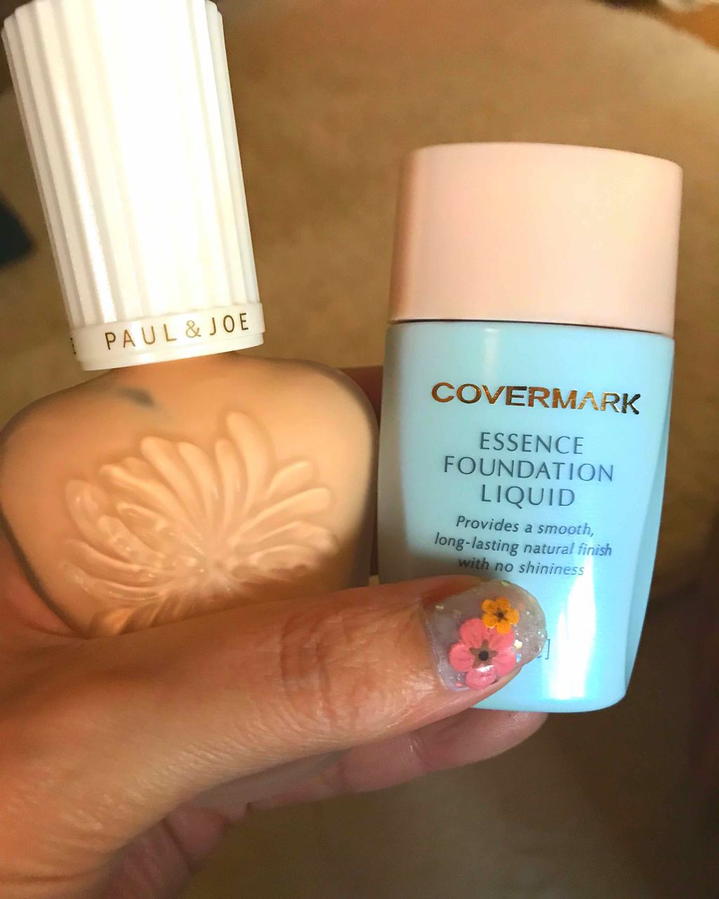＜ジャスミーカラー＞エッセンスファンデーション リキッド/COVERMARK/リキッドファンデーションを使ったクチコミ（1枚目）