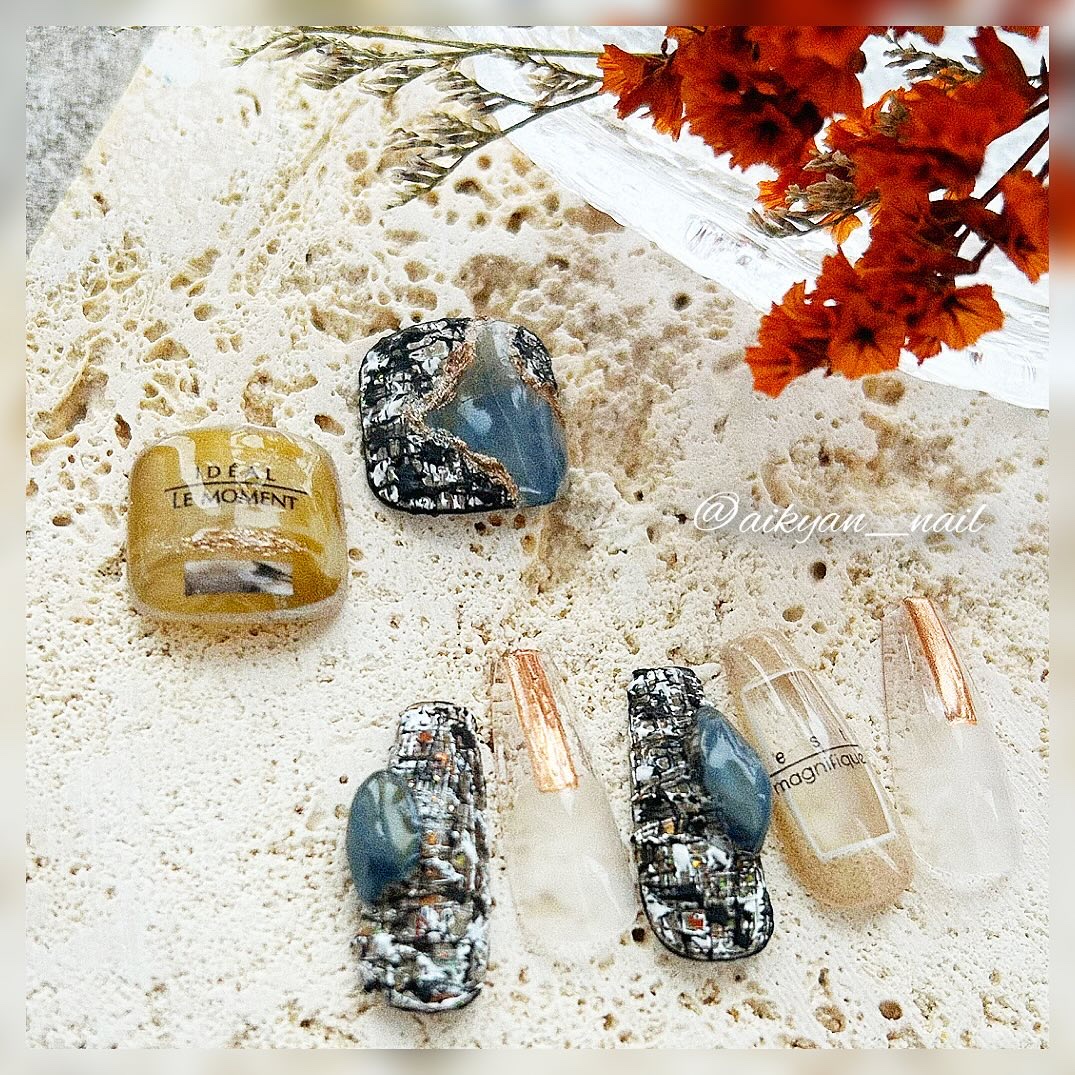 カラージェル/プレスト/ジェルネイルを使ったクチコミ（1枚目）