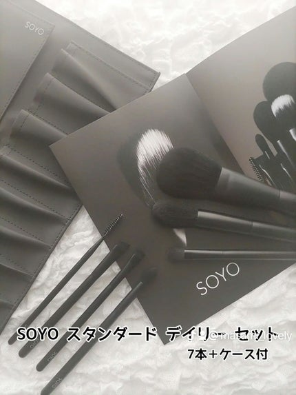 メイクブラシ7本セット/SOYO/メイクブラシを使ったクチコミ(4枚目)