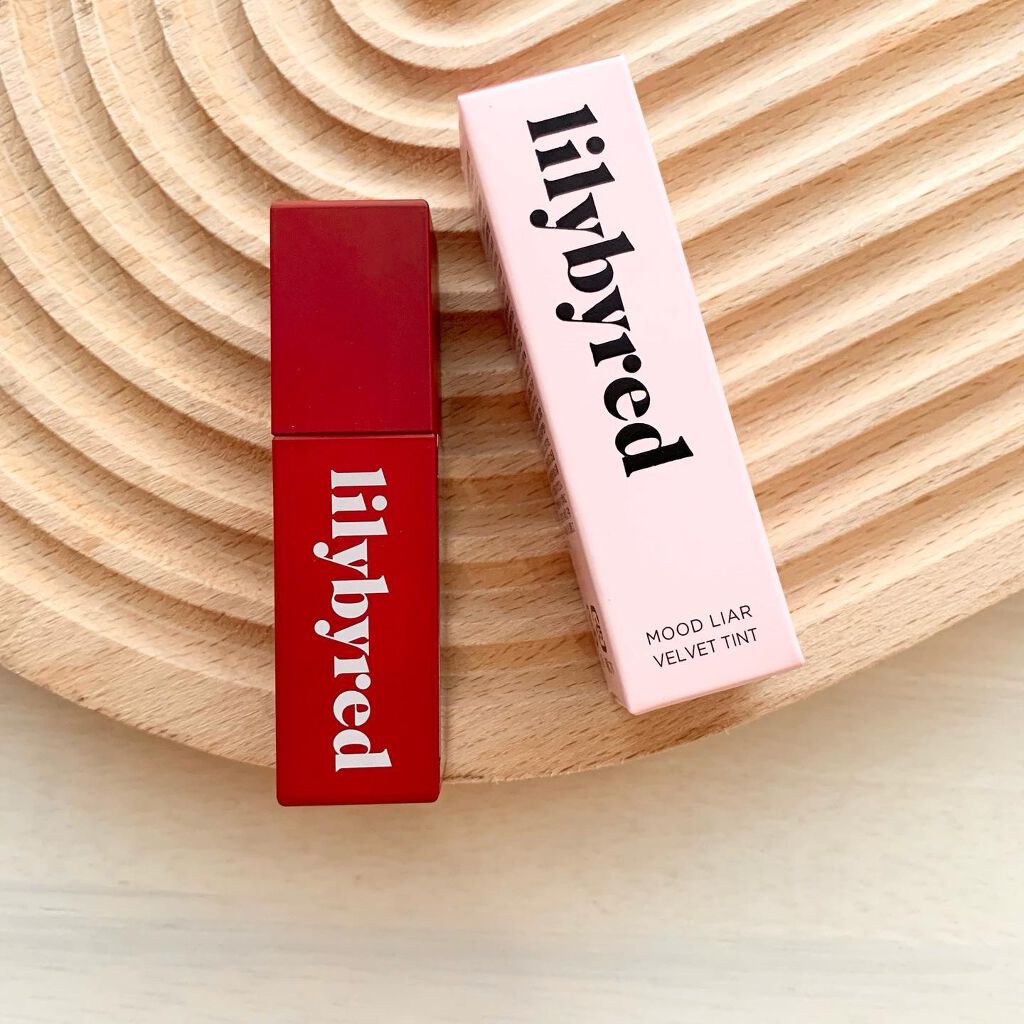 ムードライアー ベルベットティント/lilybyred/リップティントを使ったクチコミ（1枚目）