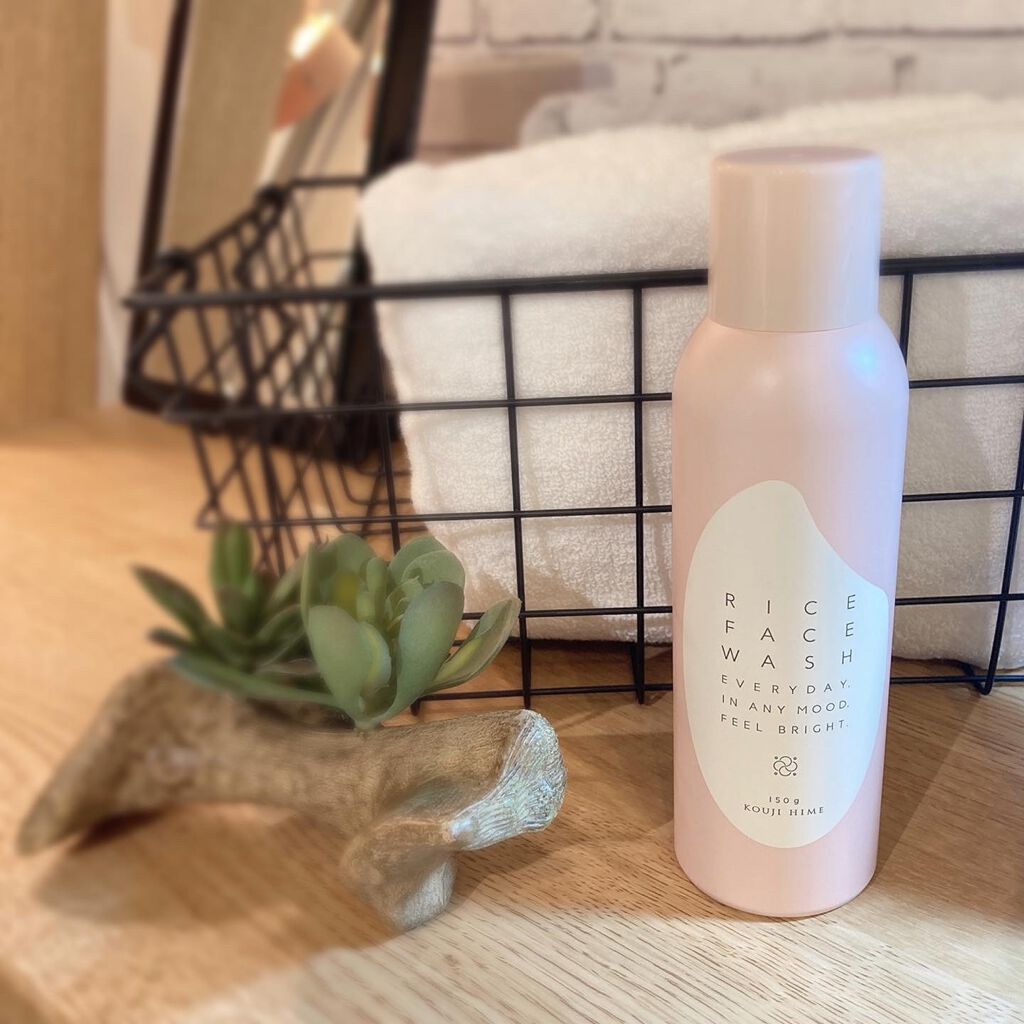 Rie_beauty on LIPS 「KOUJIHIMEライスフェイスウォッシュ@koujihime..」(1枚目)