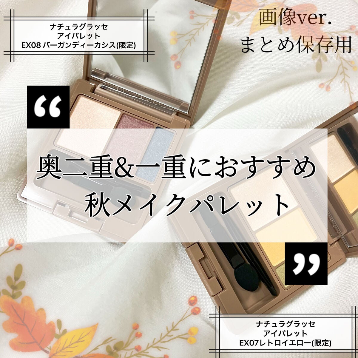 アイパレット/ナチュラグラッセ/アイシャドウパレットを使ったクチコミ(1枚目)