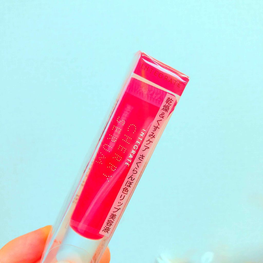 サクラドロップエッセンス/インテグレート/リップケアを使ったクチコミ(1枚目)