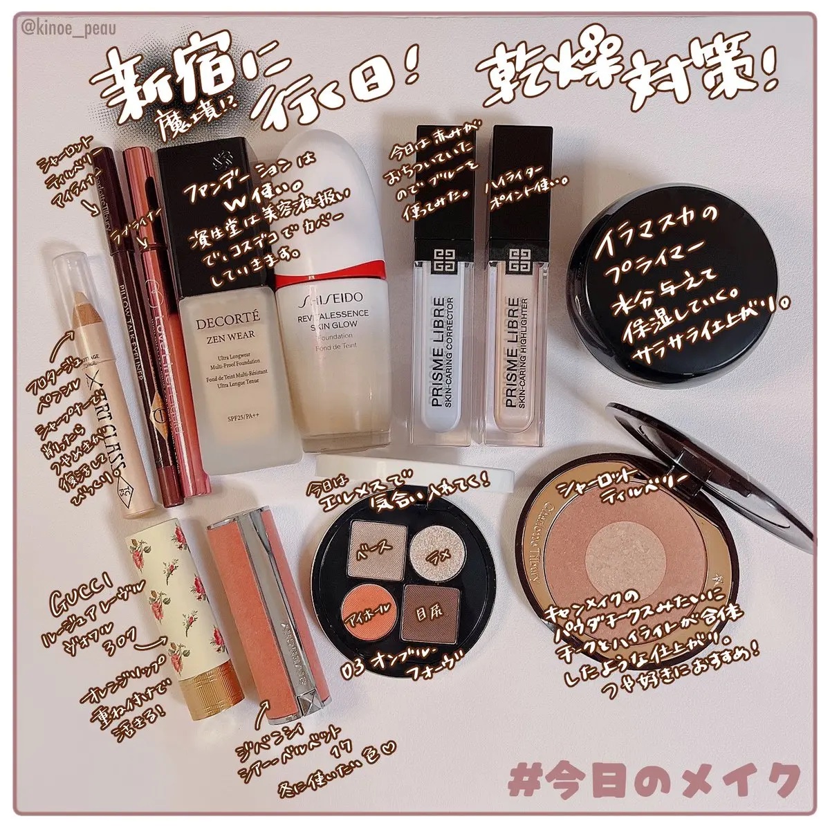 オンブル ドゥ エルメス パレット クワテュール/エルメス/アイシャドウパレットを使ったクチコミ（2枚目）