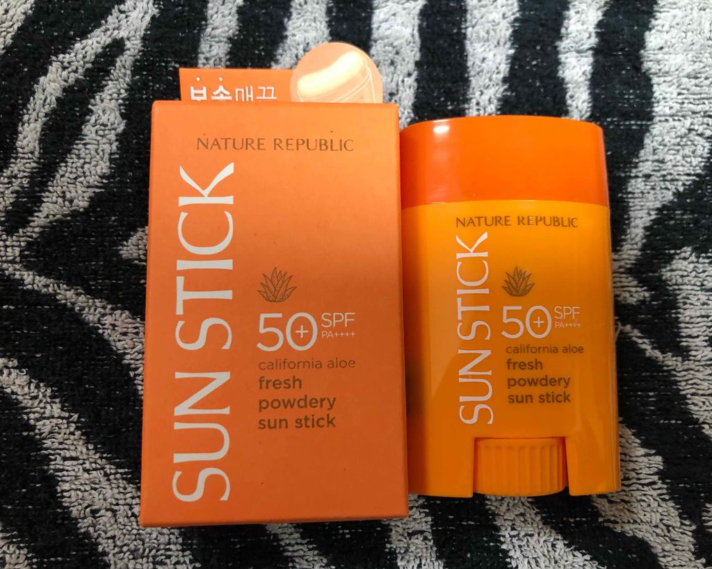 サラサラSUNデュオ サンスティック /ネイチャーリパブリック/日焼け止めスティックを使ったクチコミ（1枚目）
