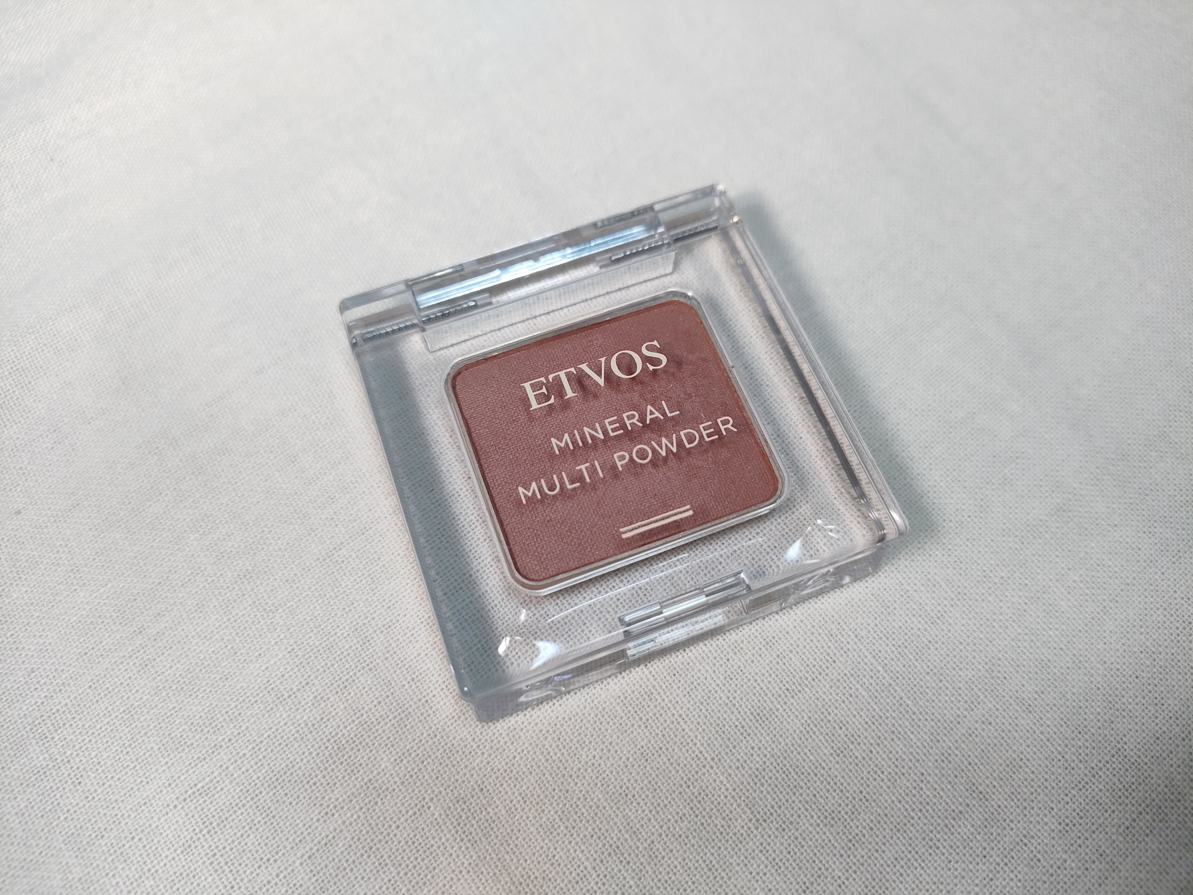 ミネラルマルチパウダー トープピンク/エトヴォス/単色アイシャドウを使ったクチコミ（1枚目）