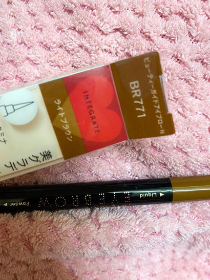 ビューティーガイドアイブロー N/インテグレート/リキッドアイブロウを使ったクチコミ(2枚目)
