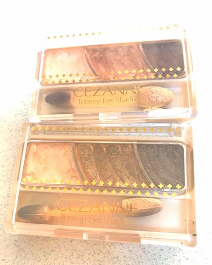 トーンアップアイシャドウ/CEZANNE/アイシャドウパレットを使ったクチコミ(1枚目)