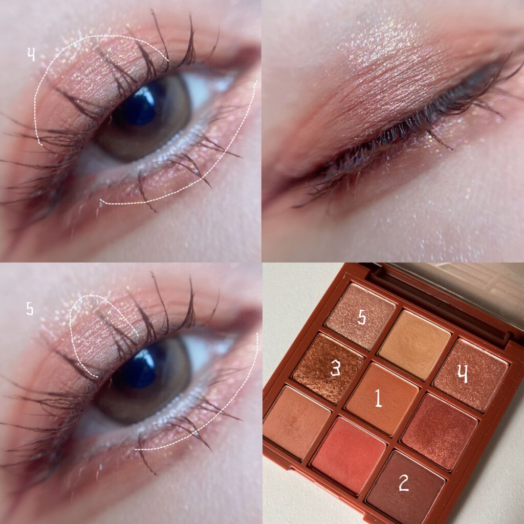 プレイカラーアイシャドウ メープルロード/ETUDE/アイシャドウパレットを使ったクチコミ(3枚目)