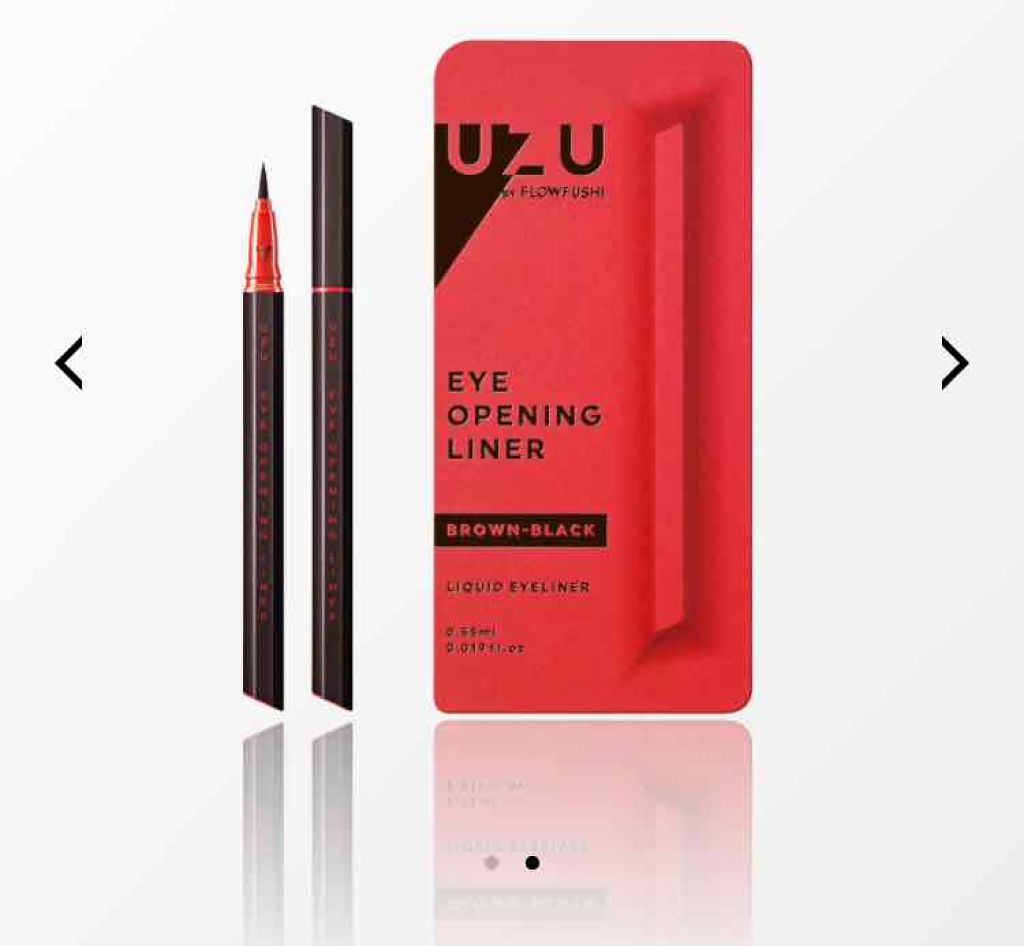 EYE OPENING LINER/UZU BY FLOWFUSHI/リキッドアイライナーを使ったクチコミ（1枚目）