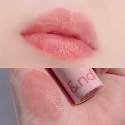 アンドバイロムアンド グラッシーボムティント/&nd by rom&nd/リップティントを使ったクチコミ(2枚目)