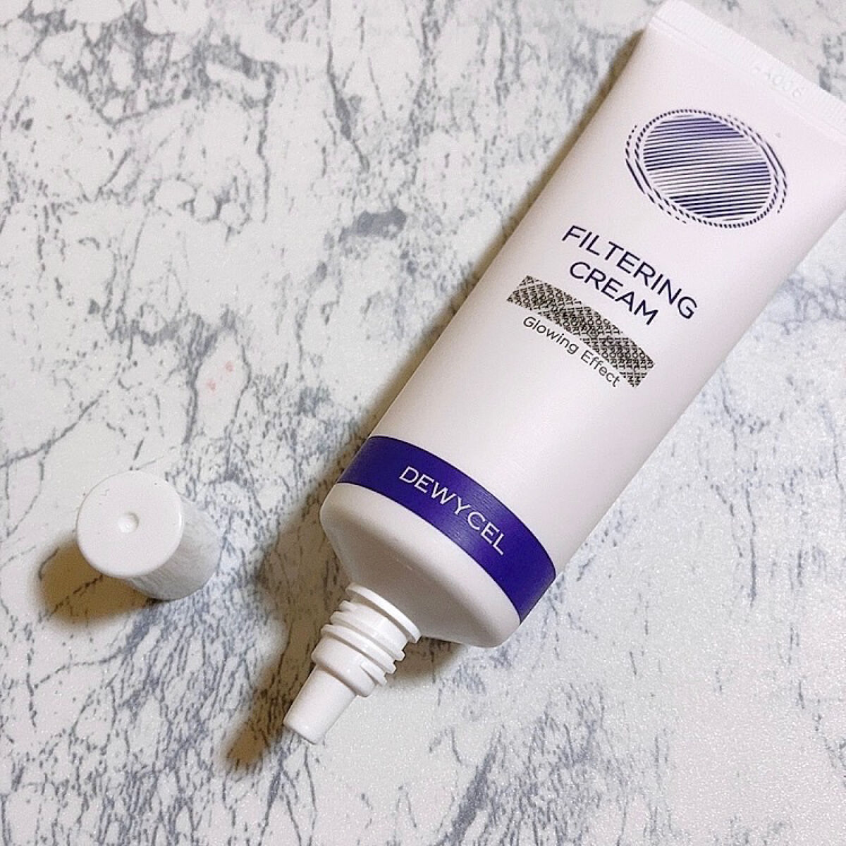 フィルタリングクリーム/DEWYCEL/日焼け止めクリームを使ったクチコミ（2枚目）