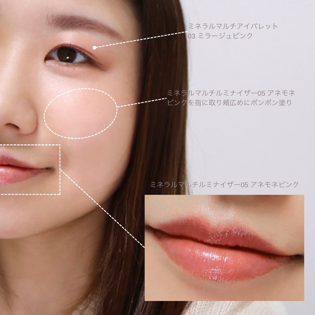 ミネラルマルチルミナイザー/SUIKO HATSUCURE/スティックハイライトを使ったクチコミ(8枚目)