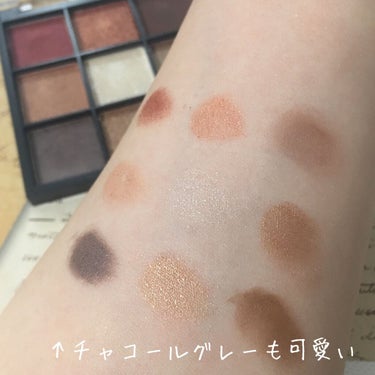 UR GLAM　BLOOMING EYE COLOR PALETTE/U R GLAM/パウダーアイシャドウを使ったクチコミ（4枚目）