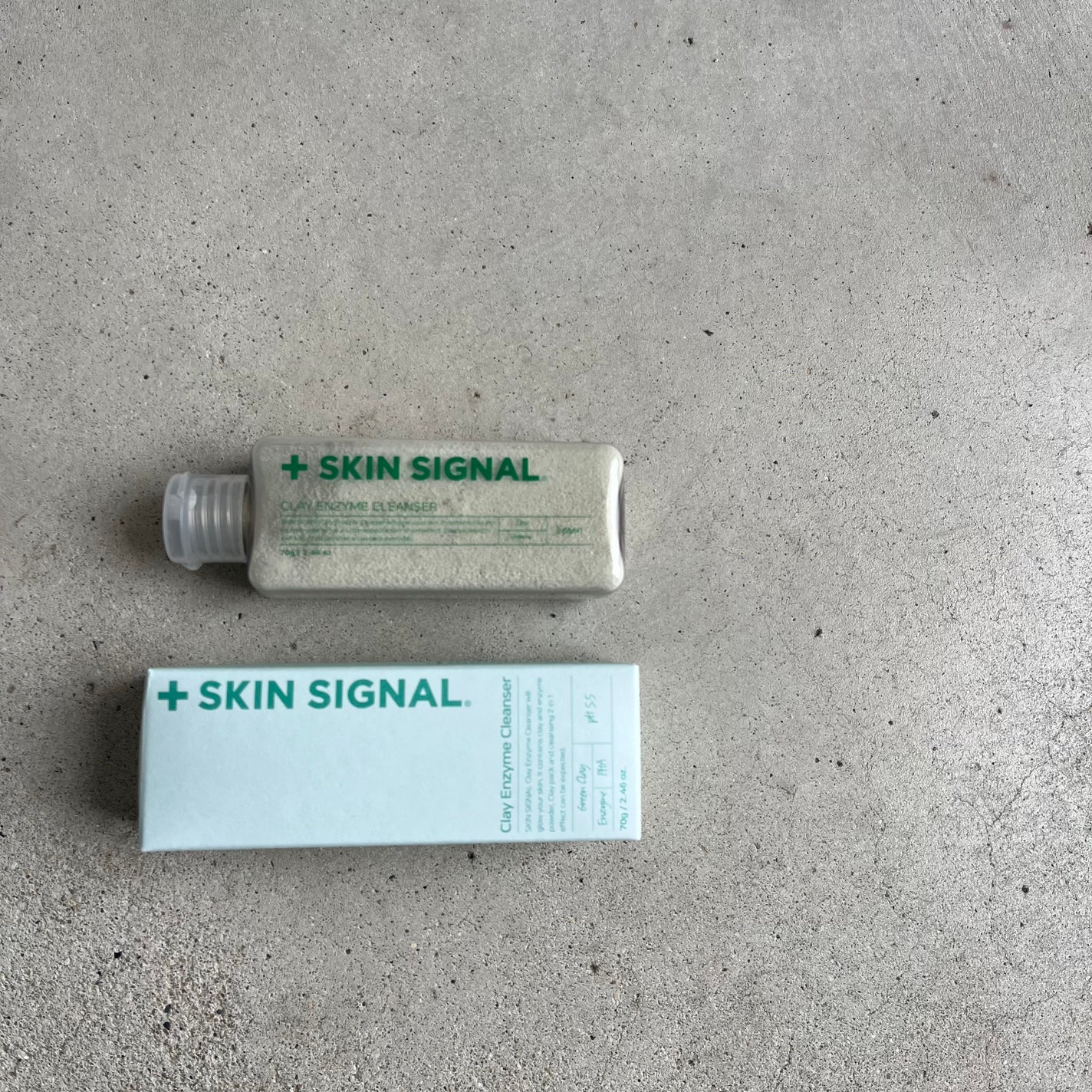 グリーン クレイ酵素クレンザー/SKIN SIGNAL/洗顔パウダーを使ったクチコミ(1枚目)