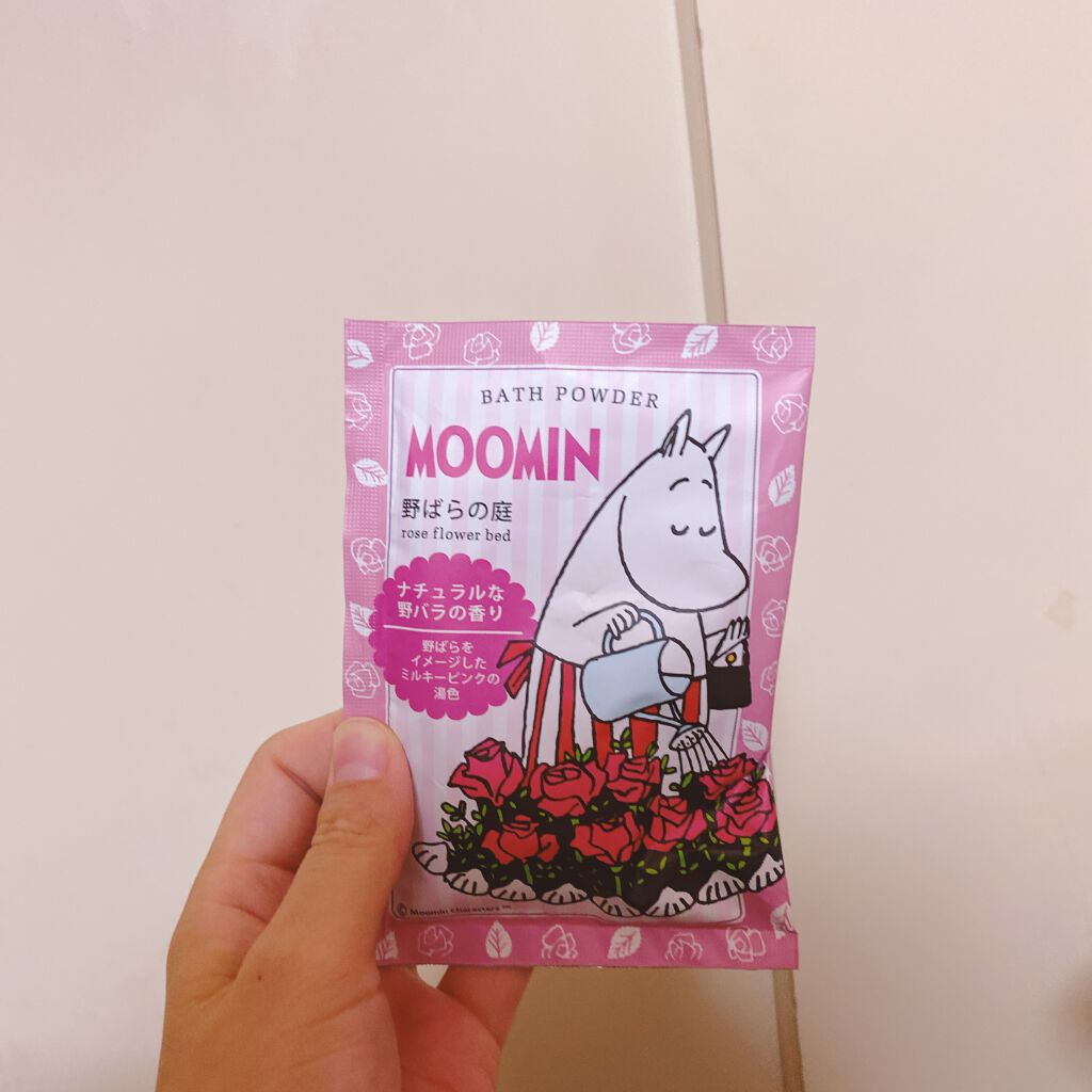ムーミン バスパウダー 野ばらの庭/グローバル プロダクト プランニング/無機塩系入浴剤を使ったクチコミ(1枚目)