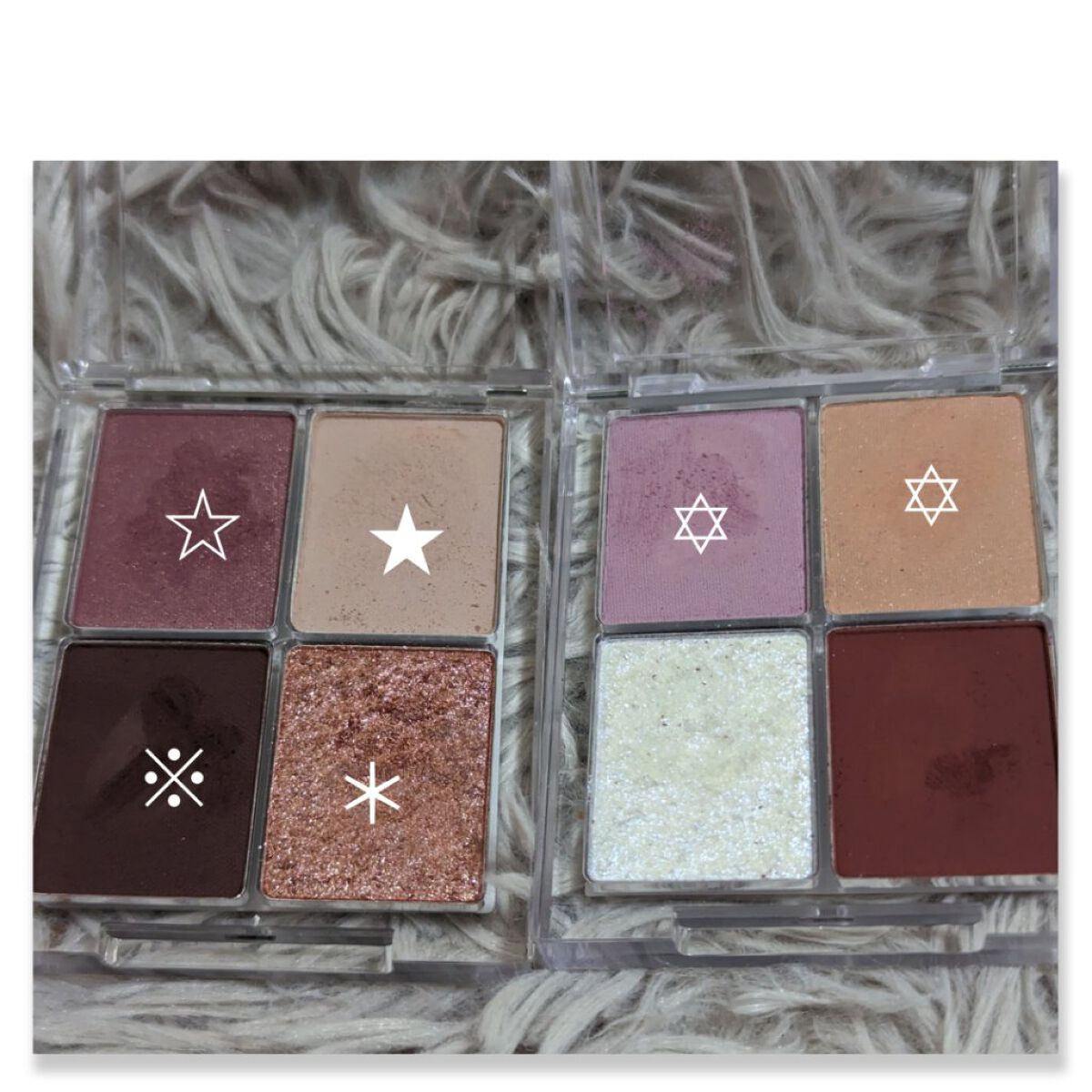 4色アイシャドウパレット/aZTK/アイシャドウパレットを使ったクチコミ（2枚目）