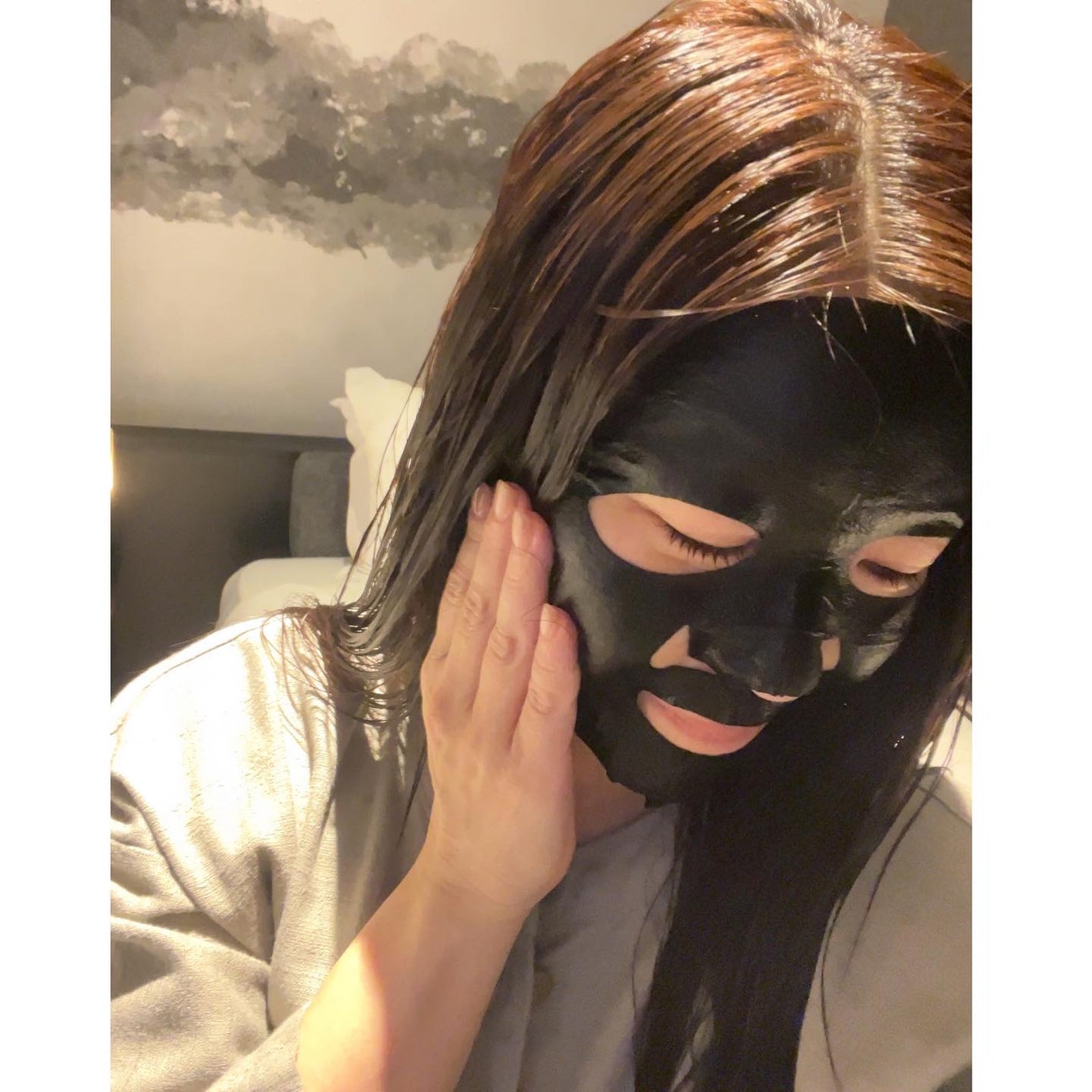 黒真珠エッセンス ブラックマスク/我的心機/シートマスク・パックを使ったクチコミ(5枚目)