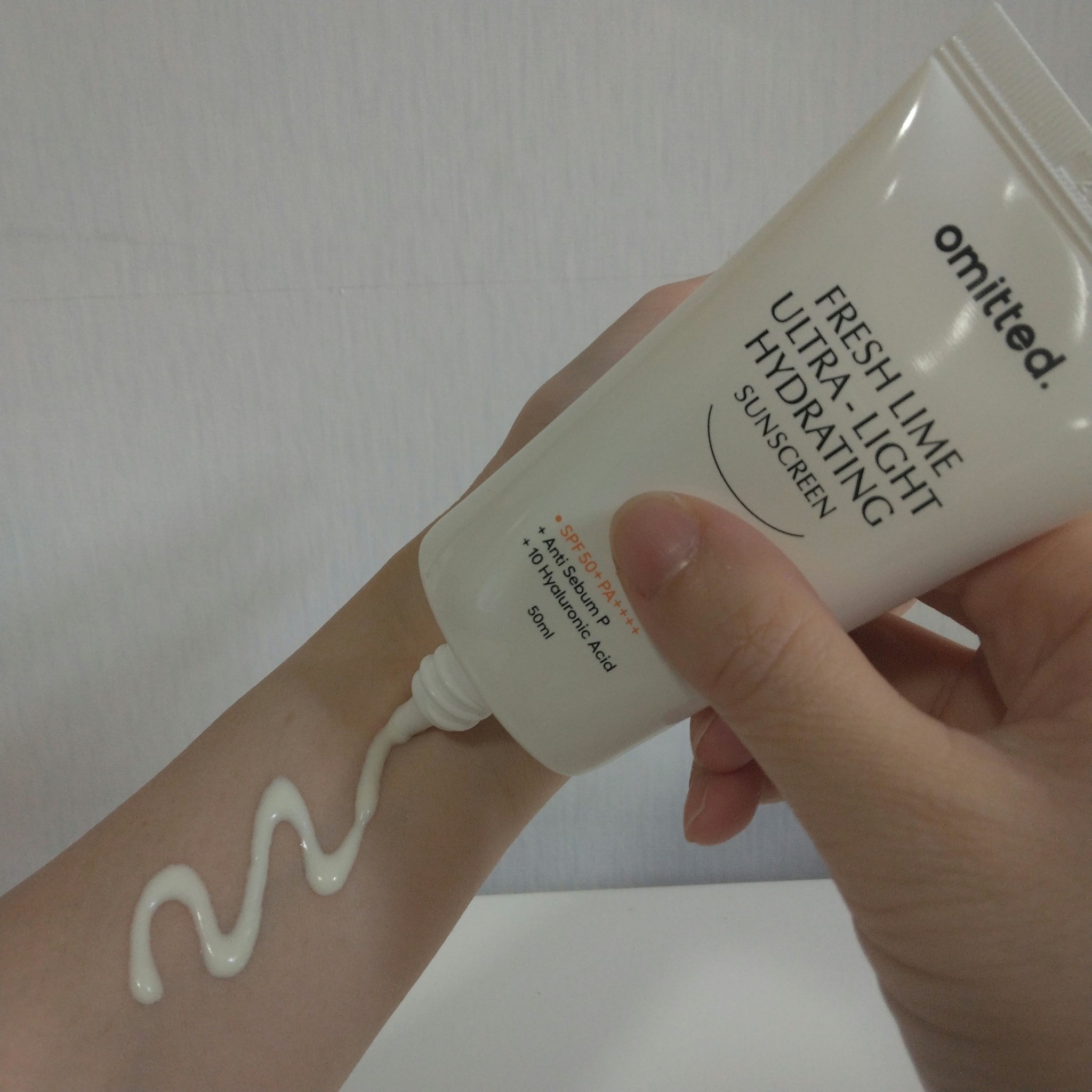 フレッシュライムツヤ肌水分サンクリーム/omitted./日焼け止めクリームを使ったクチコミ（3枚目）