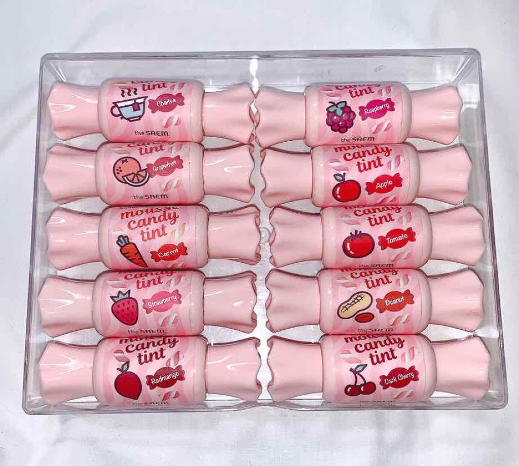 ムース キャンディー ティント/the SAEM/リップティントを使ったクチコミ（2枚目）