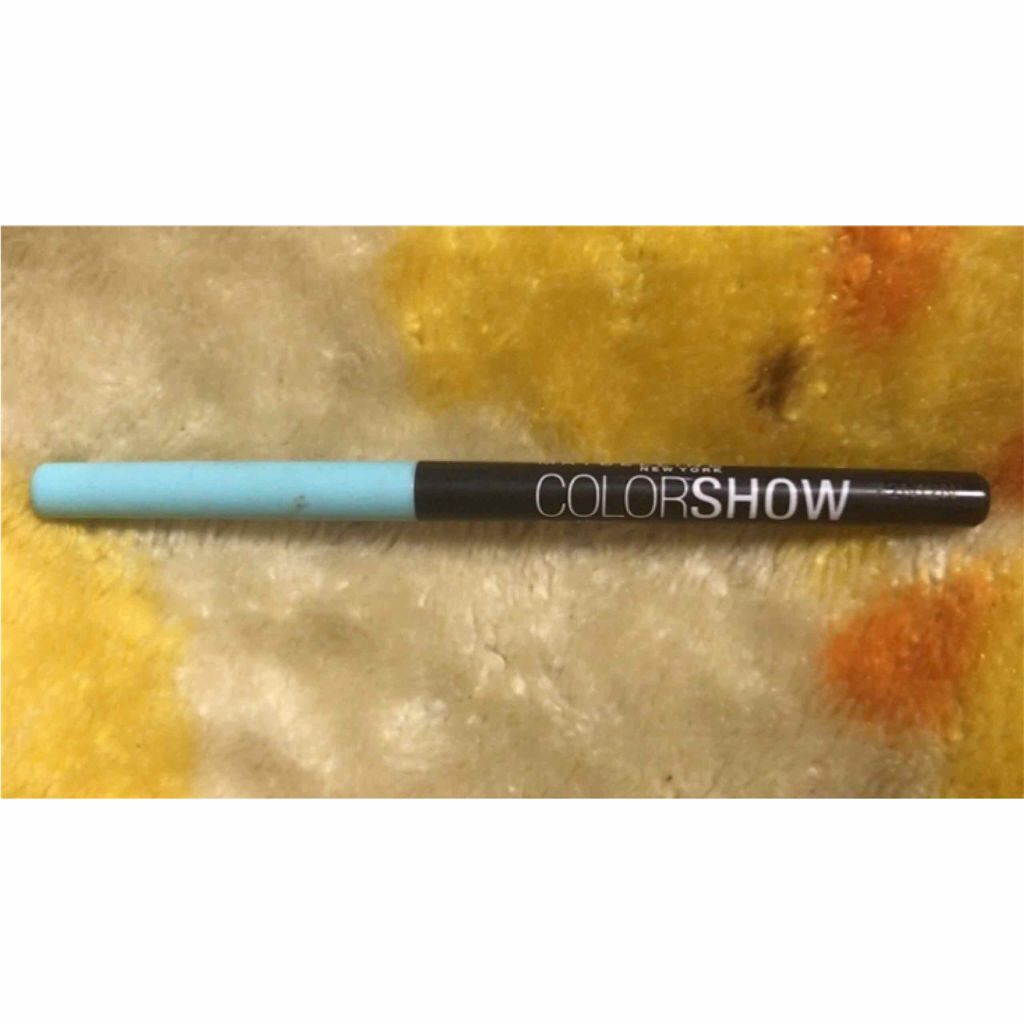 カラー ショー ライナー BU-2 トロピカルスカイブルー/MAYBELLINE NEW YORK/ペンシルアイライナーを使ったクチコミ（1枚目）