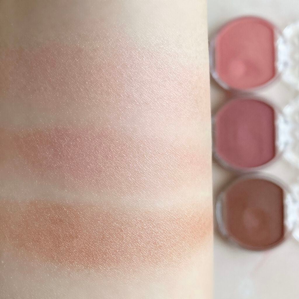 クリームチーク(パールタイプ)/キャンメイク/ジェル・クリームチークを使ったクチコミ(4枚目)