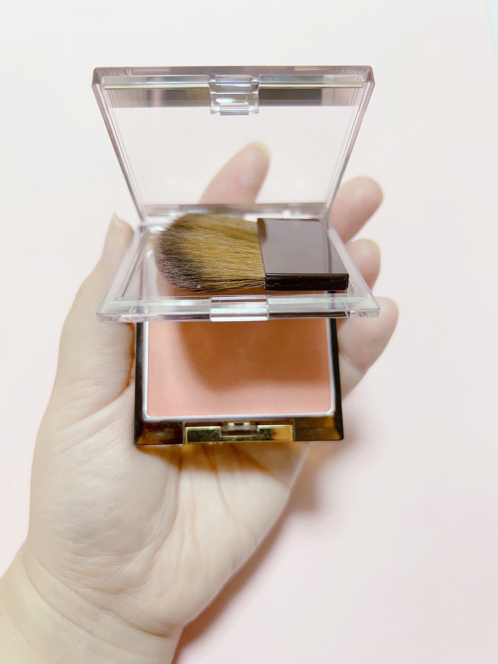 オーラティック ブラッシュ AB02 アプリコットジャム/excel/パウダーチークを使ったクチコミ（2枚目）