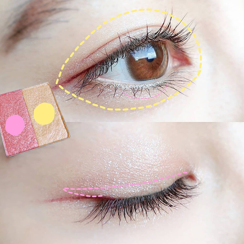 ラメシャワーシャドウ/funme+ME/ジェル・クリームアイシャドウを使ったクチコミ(4枚目)