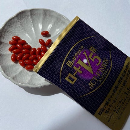 ロート製薬 ロートV5粒アクトビジョンのクチコミ「見る力を改善!👓
#ロートV5粒
#アクトビジョン
--------------------.....」(3枚目)