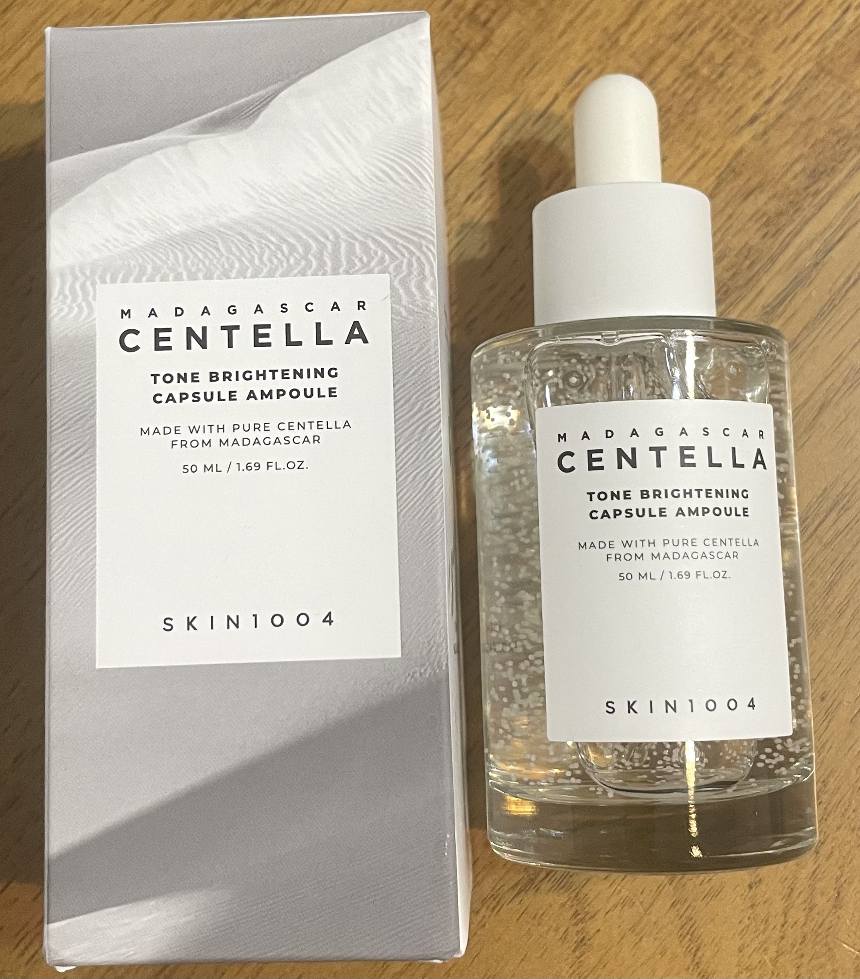 トーンブライトニング カプセルアンプル/SKIN1004/美容液を使ったクチコミ（1枚目）