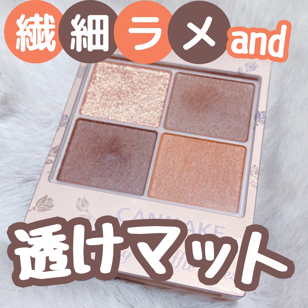 シルキースフレアイズ（マットタイプ）/キャンメイク/アイシャドウパレットを使ったクチコミ（1枚目）