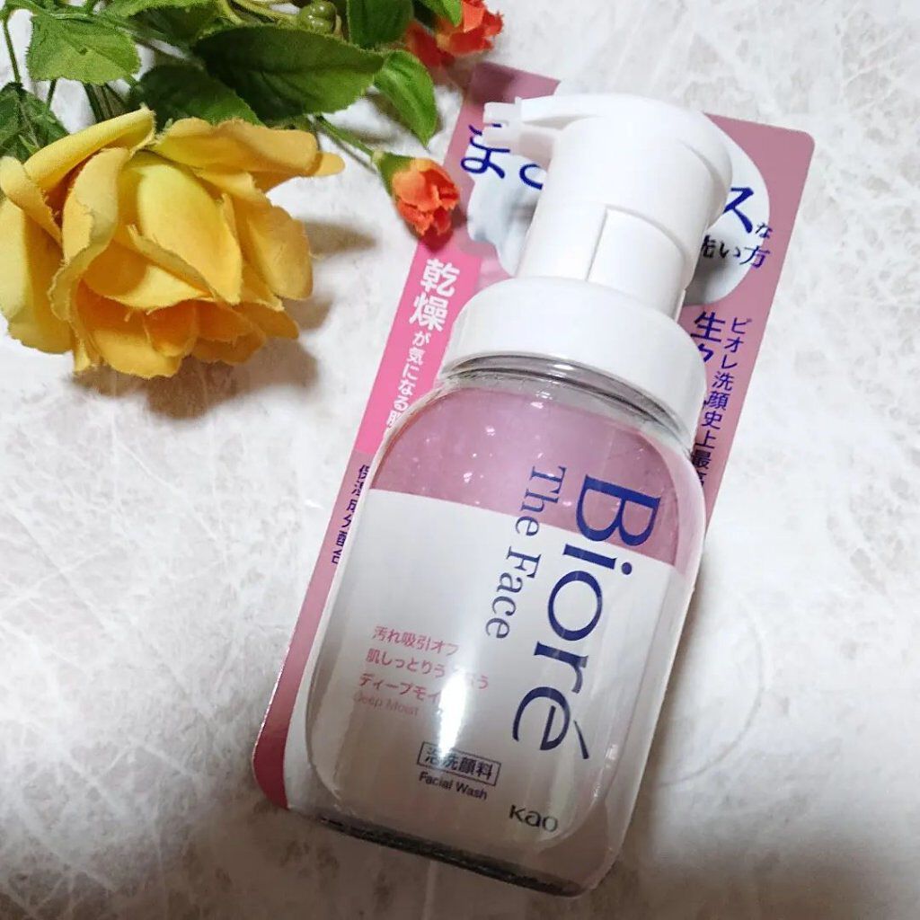 ビオレ ザフェイス 泡洗顔料 ディープモイスト/ビオレ/泡洗顔を使ったクチコミ（1枚目）