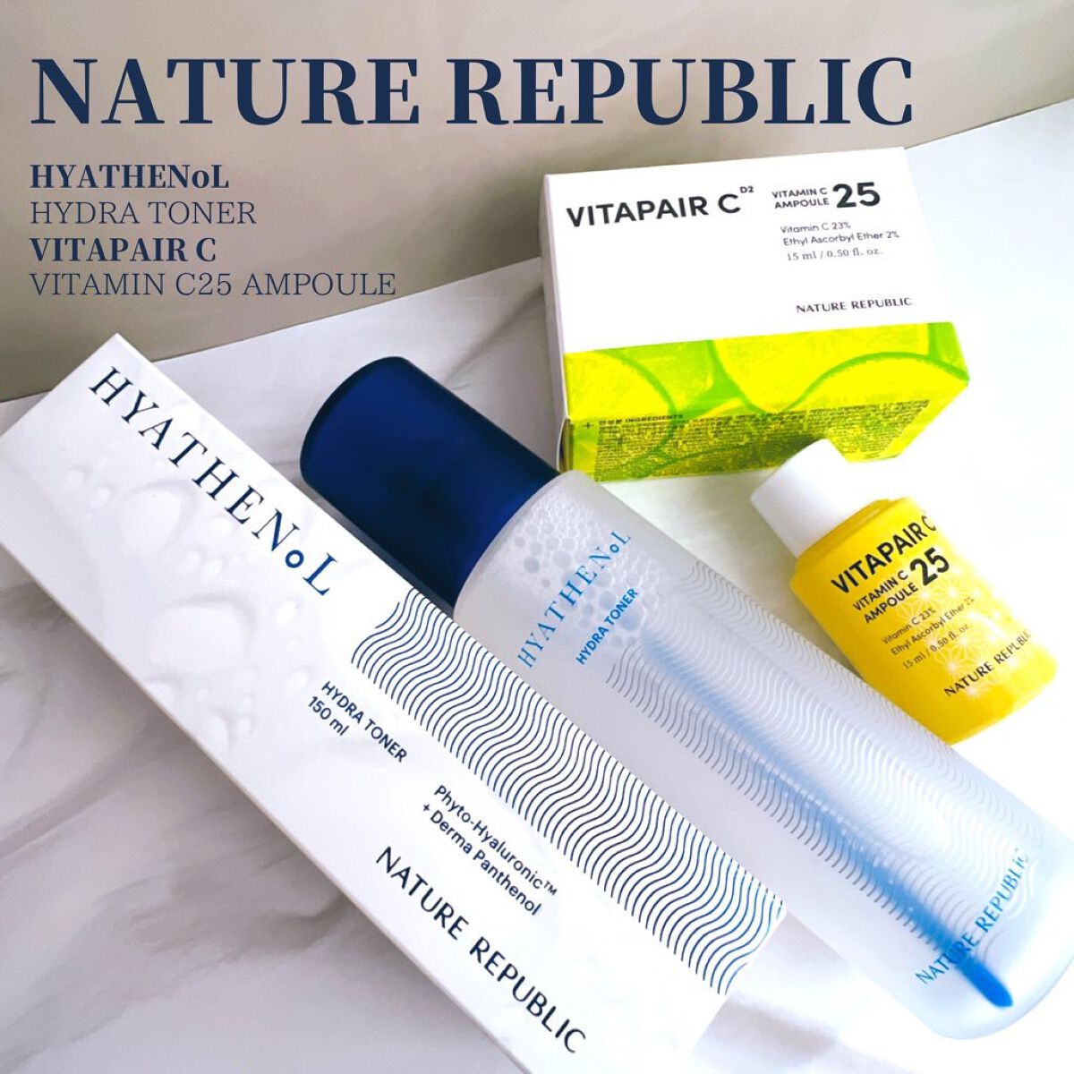 ビタペアC ビタミンC25アンプル/ネイチャーリパブリック/美容液を使ったクチコミ（1枚目）