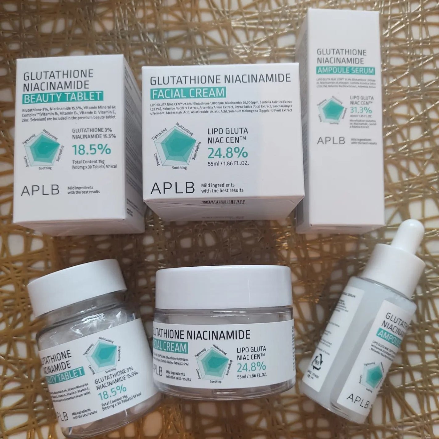 グルタチオンナイアシンアミドアンプルセラム/APLB/美容液を使ったクチコミ(1枚目)