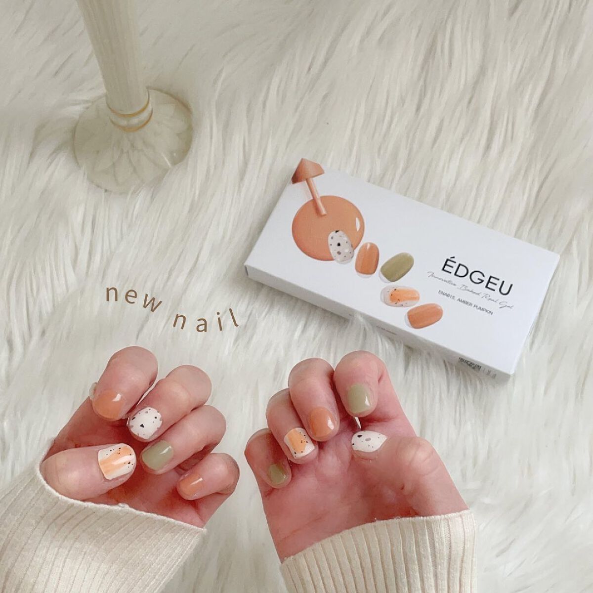 貼って固めるジェルネイル（Nail）/EDGEU/ネイルシールを使ったクチコミ（1枚目）