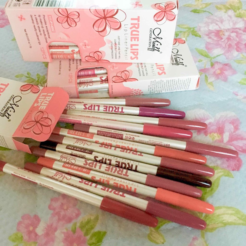 リーフさん on LIPS 「コスパ◎なリップライナー👄✨海外サイトWishから購入したペン..」(1枚目)