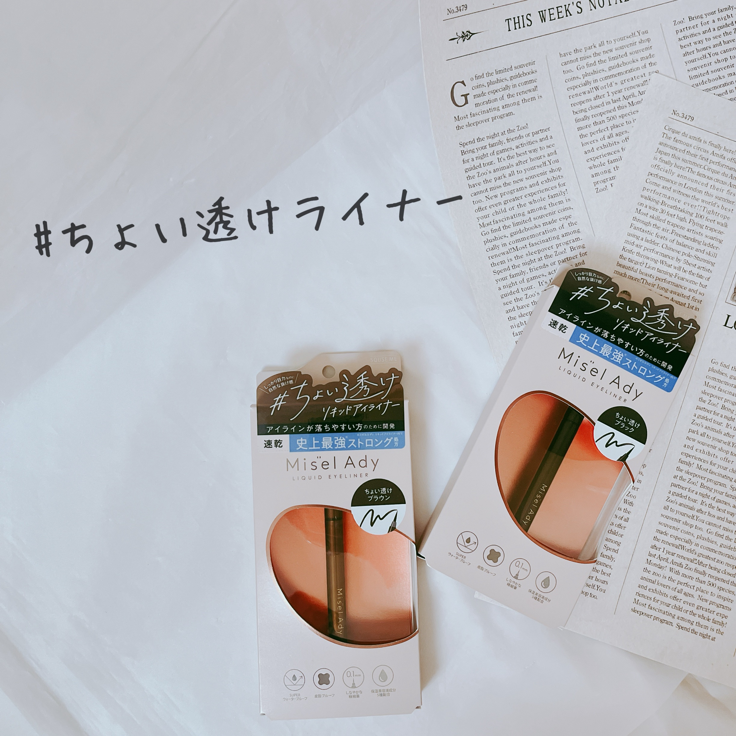 リキッドアイライナー/ミゼルエディ/リキッドアイライナーを使ったクチコミ（1枚目）