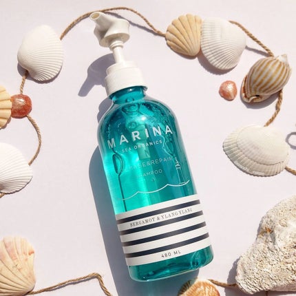 ダメージリペアシャンプー&トリートメント/マリーナシーオーガニック/市販シャンプーを使ったクチコミ(3枚目)