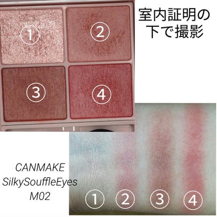 シルキースフレアイズ(マットタイプ)/キャンメイク/アイシャドウパレットを使ったクチコミ(2枚目)