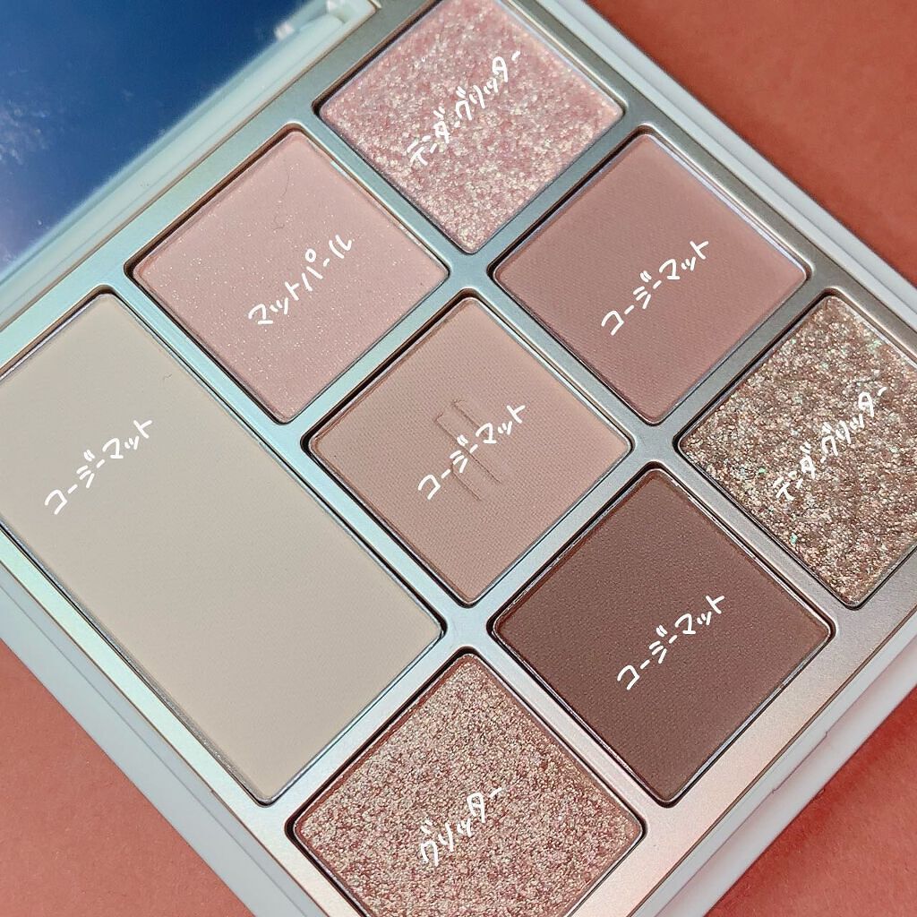 ドットオンムードアイパレット/Heart Percent/アイシャドウパレットを使ったクチコミ(7枚目)