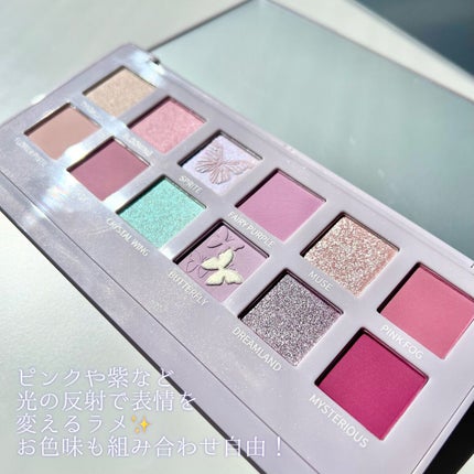 エクスプローラ12色 動物アイシャドウパレット バタフライ/PERFECT DIARY/アイシャドウパレットを使ったクチコミ(3枚目)