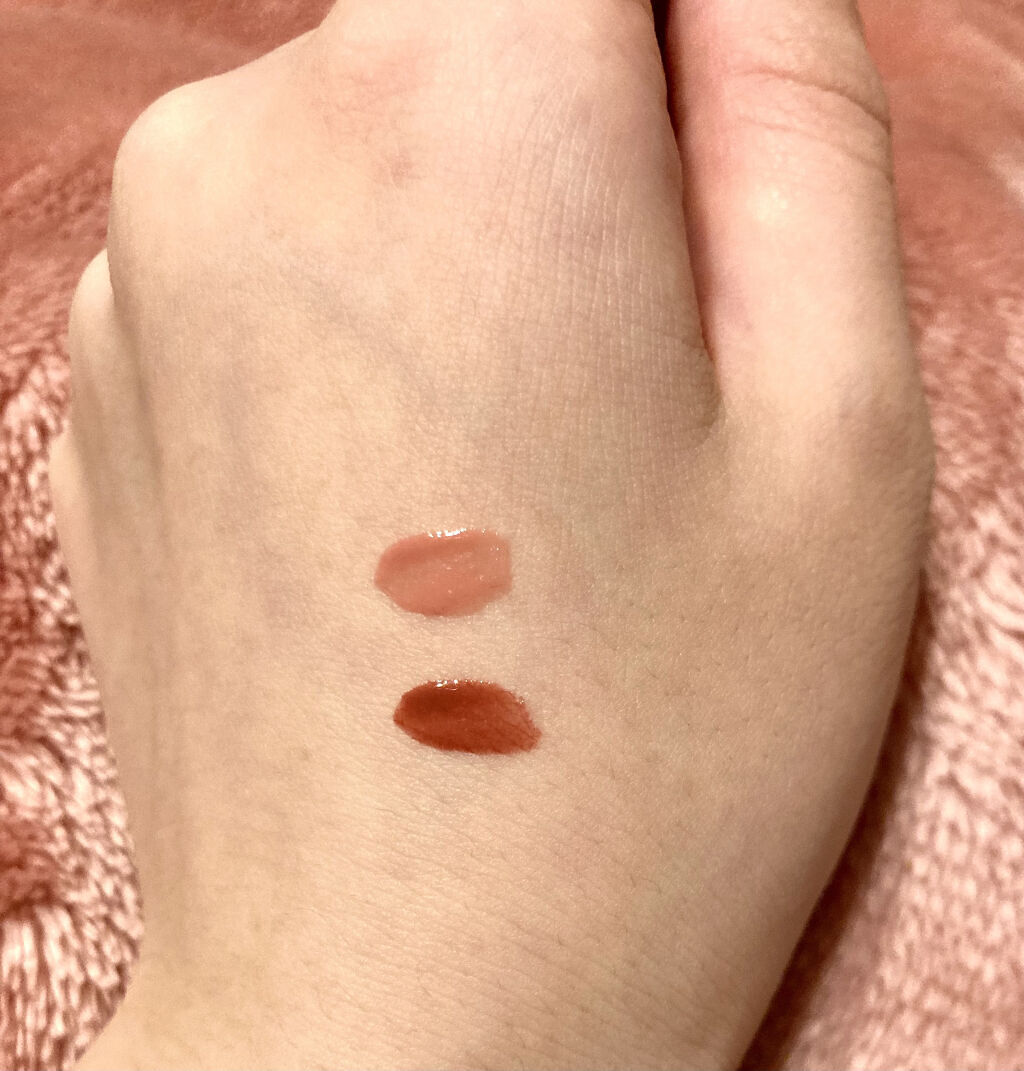 ジューシーラスティングティント/rom&nd/リップティントを使ったクチコミ（2枚目）