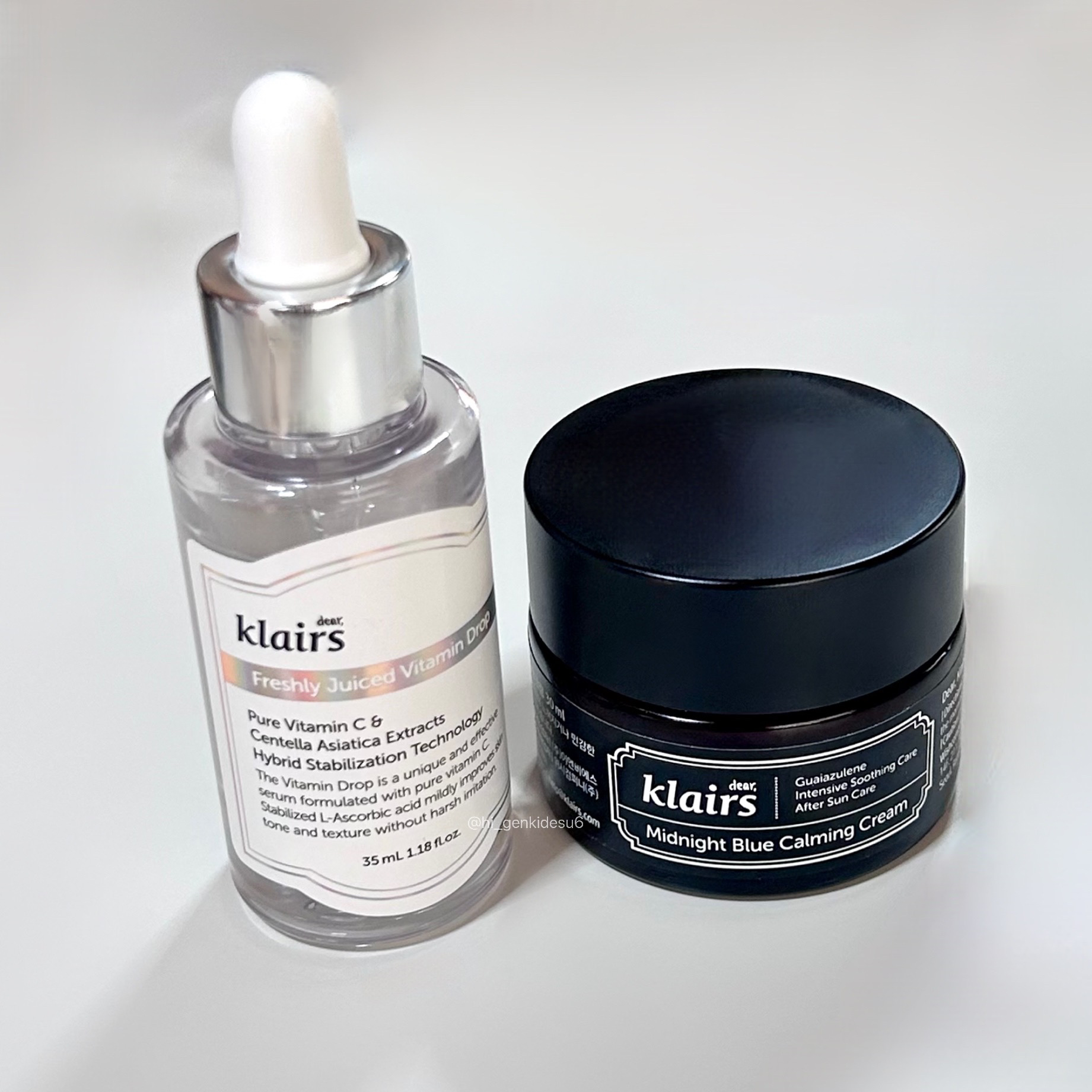 ミッドナイトブルーカーミングクリーム/Klairs/フェイスクリームを使ったクチコミ（3枚目）