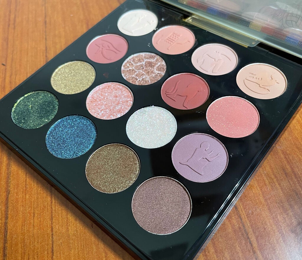 デザートメモリシリーズ 16色アイシャドウパレット/ZEESEA/アイシャドウパレットを使ったクチコミ(6枚目)