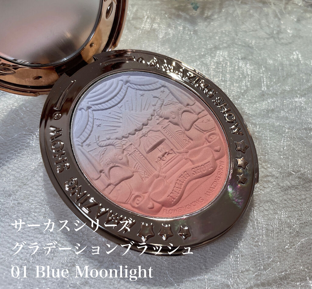 サーカスシリーズ グラデーションブラッシュ  01 Blue Moonlight/FlowerKnows/パウダーチークを使ったクチコミ（2枚目）