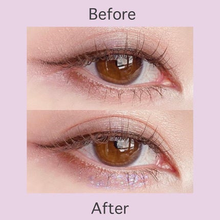 リキッド グリッター シャドウ/rom&nd/グリッターを使ったクチコミ(5枚目)