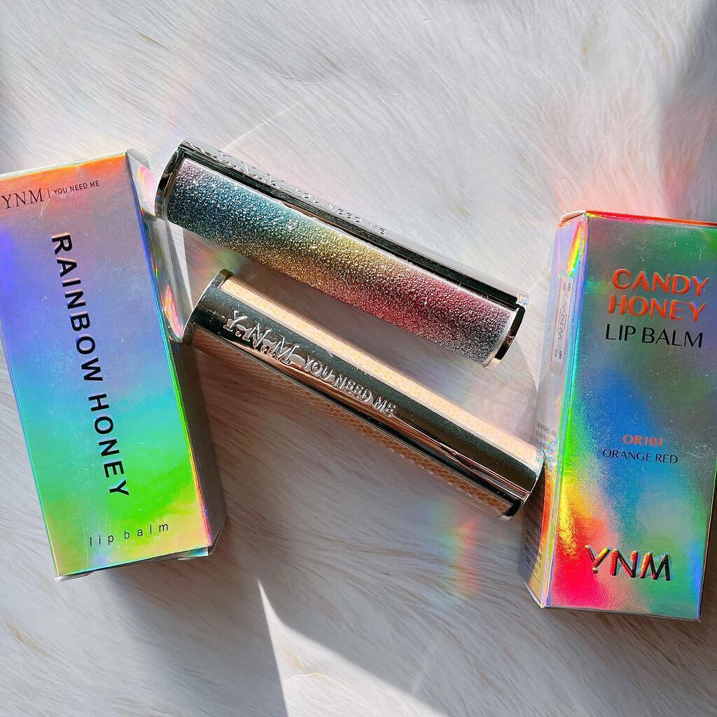 YNM  レインボーハニーリップバーム/YNM/リップバームを使ったクチコミ（1枚目）